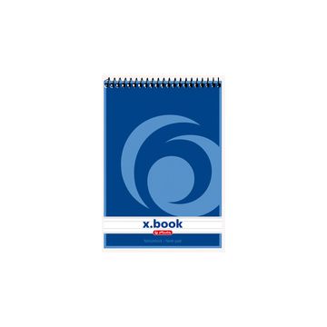 herlitz Bloc-notes à spirale x.book, A5, 50 feuilles, ligné