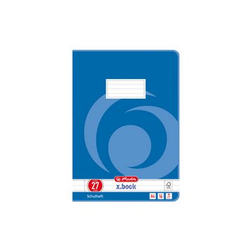 herlitz Cahier x.book, A4, linéature 27 / ligné