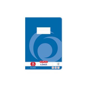 herlitz Cahier x.book, A4, linéature 38 / quadrillé