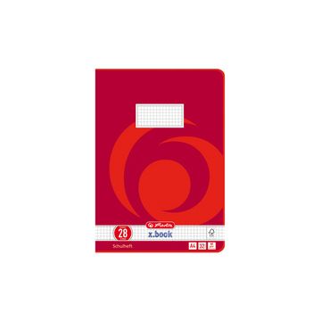 herlitz Cahier x.book, A4, linéature 40 / quadrillé