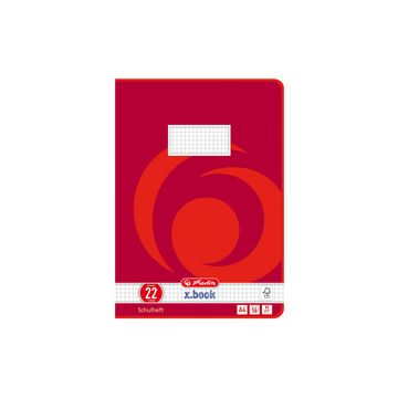 herlitz Cahier x.book, A4, réglure 22 / quadrillé