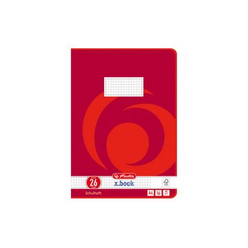 herlitz Cahier x.book, A4, réglure 26 / quadrillé