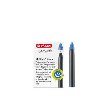 herlitz Cartouches pour stylo roller my.pen, bleu royal