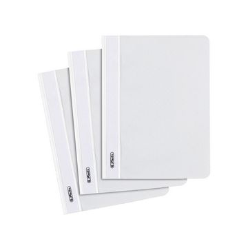 herlitz Chemise à lamelle, A5, en film PP, blanc