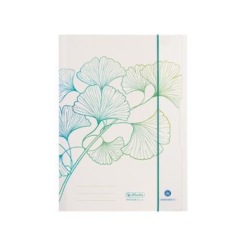 herlitz Chemise à rabats GREENline Ginkgo, A4