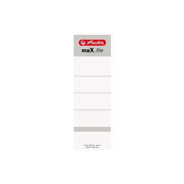 herlitz Etiquette de dos pour classeur maX.file, 54 x 190 mm herlitz Etiquette de dos pour classeur maX.file, 54 x 190 mm