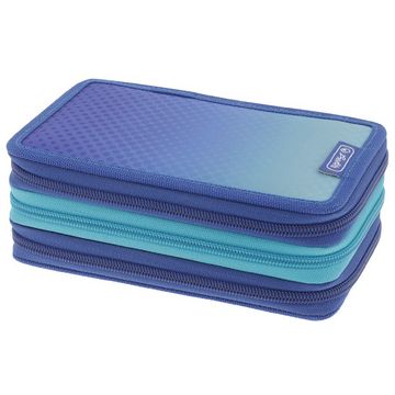 herlitz Etui scolaire TriCase "Dip Dye Blue", 31 pièces