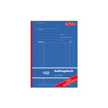 herlitz Formularbuch "Auftrag 102", DIN A5, 2 x 40 Blatt