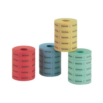 herlitz Getränkemarken, 30 x 55 mm, 1.000 Abriss je Rolle