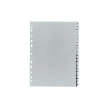 herlitz Intercalaires en plastique, A-Z, A4 mi-hauteur