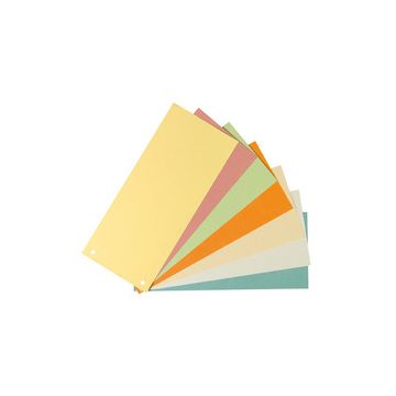 herlitz Intercalaires, pour format A4, carte lustrée, rose