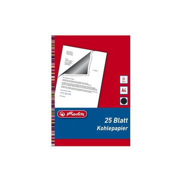 herlitz Papier carbone, format A4, contenu: 25 feuilles