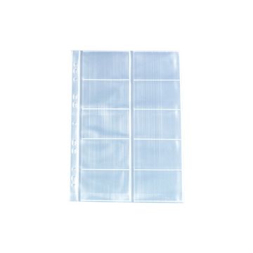 herlitz Pochettes perforées pour 10 cartes de visite