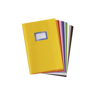 herlitz Protège-cahier format A4, gaufré (raphia), PP, noir x25