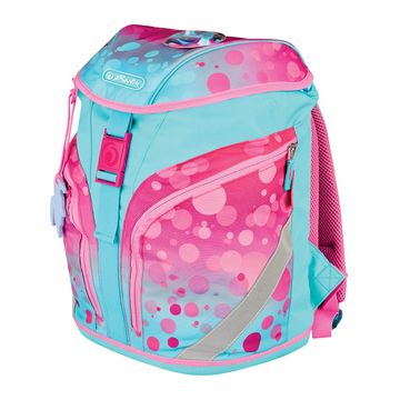 herlitz Sac à dos scolaire SoftLight Plus "Pink Bubbles"
