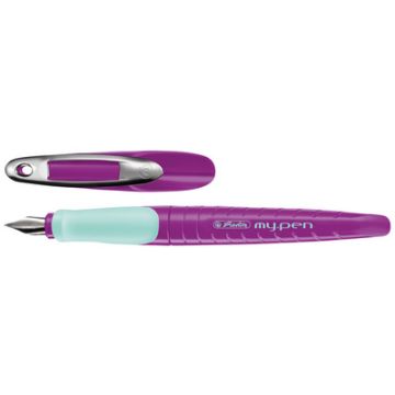 herlitz Stylo plume my.pen, largeur de la plume: M, lilas