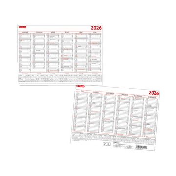 herlitz Tafelkalender 2026, DIN A5