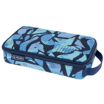 herlitz Trousse 2Go "Camo Blau"