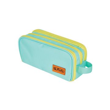 herlitz Trousse à deux compartiments université, menthe/
