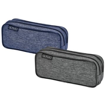 herlitz Trousse double "Knitted Fabric", assorti x2