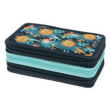 herlitz Étui scolaire TriCase "Happy Lions", 31 pièces