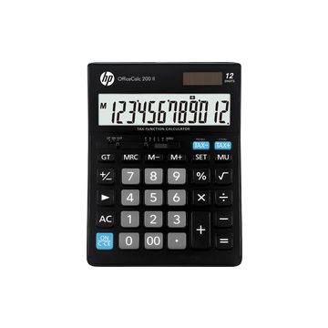 hp Calculatrice de bureau "OfficeCalc 200 II", noir