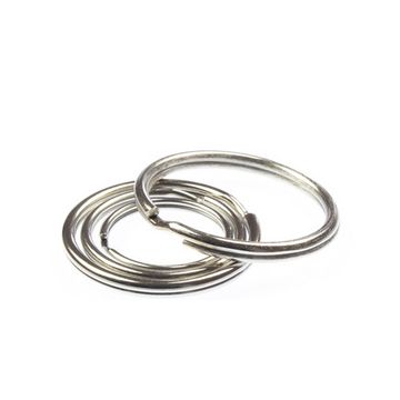 kangaro Anneau porte-clé, métal, diamètre: 30 mm, argent kangaro Anneau porte-clé, métal, diamètre: 30 mm, argent