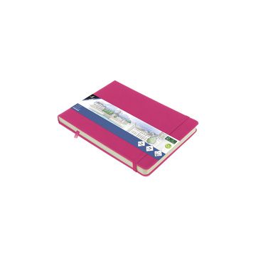 kangaro Cahier de croquis, 160 pages, A5 paysage, hot pink