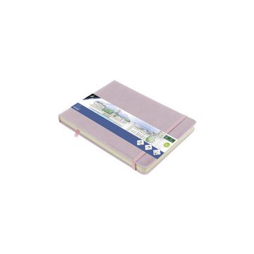 kangaro Cahier de croquis, couverture PU rigide, A5, lilas