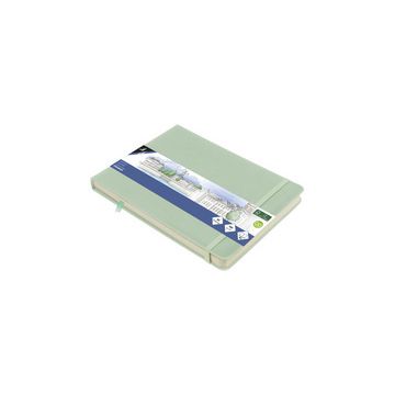 kangaro Cahier de croquis, couverture PU rigide, A5, menthe