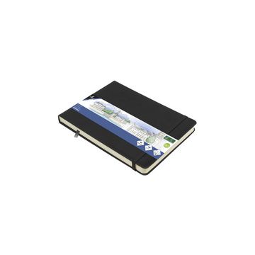 kangaro Cahier de croquis, couverture PU rigide, A5, noir