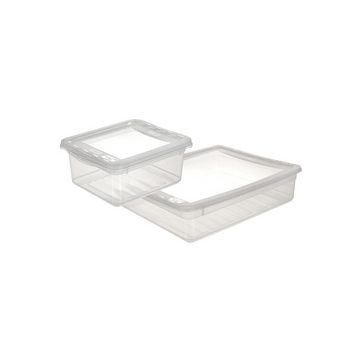 keeeper Boîte de rangement "bea", 11 L, PP, transparent