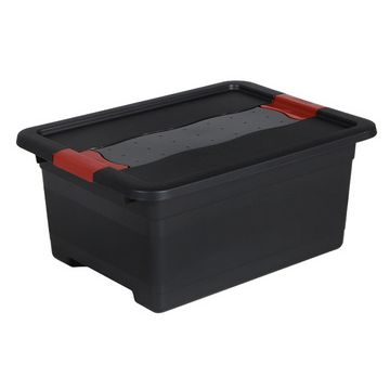 keeeper Boîte de rangement "eckhart", 12 L, graphite/rouge