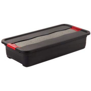 keeeper Boîte de rangement "eckhart", 33 L, graphite/rouge