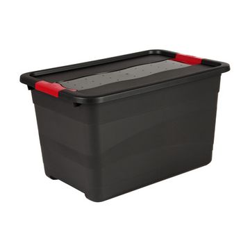 keeeper Boîte de rangement "eckhart", 52 L, graphite/rouge
