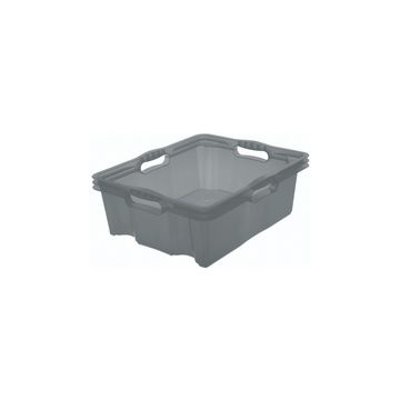 keeeper Boîte de rangement "franz", 16 litres, crystal-grey