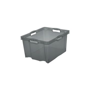 keeeper Boîte de rangement "franz", 24 litres, crystal-grey