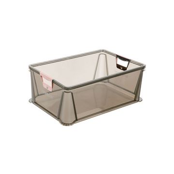 keeeper Boîte de rangement "luis", 45 L, gris translucide