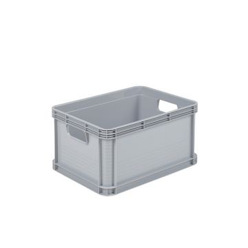 keeeper Caisse de rangement "robert", 20 litres, gris clair