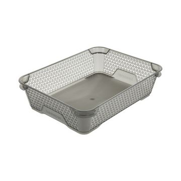 keeeper Corbeille de rangement "mirko", A5, crystal-grey