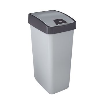 keeeper Poubelle "magne", 45 litres, argent / anthracite