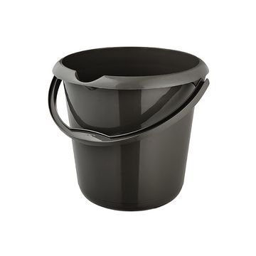 keeeper Seau "mika eco", rond, 10 litres, graphite