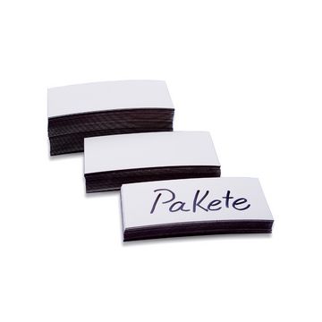 magnetoplan Etiquettes aimantées, 50 x 100 x 0,6 mm, blanc