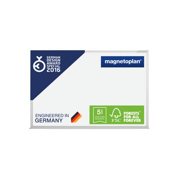 magnetoplan Tableau blanc SP, (L)900 x (H)600 mm