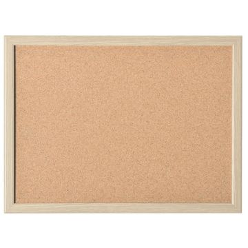 magnetoplan Tableau en liège avec cadre en bois