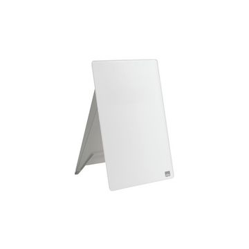 nobo Chevalet de bureau en verre, A4, blanc