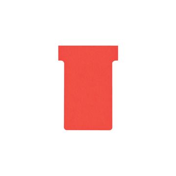 nobo Fiche T, indice 2 / 60 mm, 170 g/m2, rouge