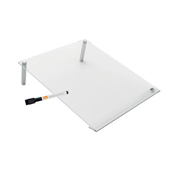 nobo Tableau blanc bloc-notes acrylique, A4, transparent