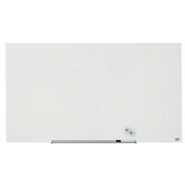 nobo Tableau en verre Impression Pro Widescreen, 31", blanc