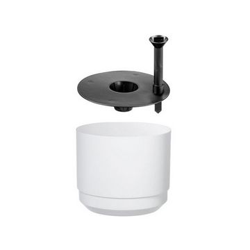 orthex Pot de fleurs PAULINA, diamètre : 140 mm, blanc